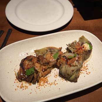 Ella Elli - Grilled Artichoke. Probably one of the best things I've ever eaten. - Wine Bars Near Me - Chicago, Illinois