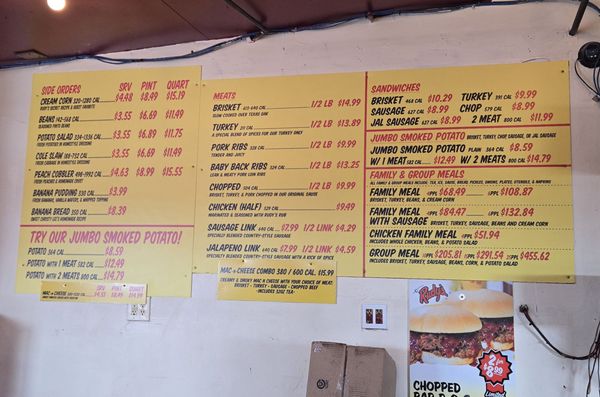 Menu photo 3 Rudy's San Antonio, TX