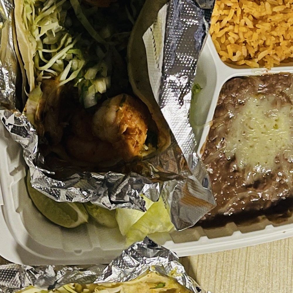 Fiesta Grill - #27. Two Shrimp Tacos - Mexican Near Me - Huntington Beach, California Fiesta Grill - #27. Two Shrimp Tacos - Mexican Near Me - Huntington Beach, California