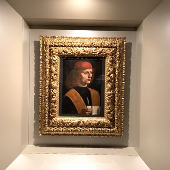 Pinacoteca Ambrosiana - Da Vinci's portrait of a musician - Landmarks & Historical Buildings Near Me - Milan, Michigan