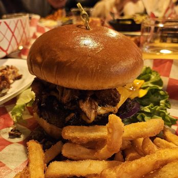 Smoke & Glory - Smoke and glory burger with fries - Barbeque Near Me - Chula Vista, California