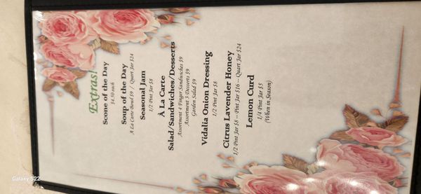 Menu photo 7 The Olde Magnolia Tea Room Upland, CA
