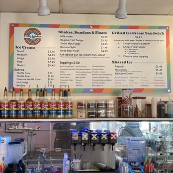 Double Rainbow Cafe - Menu - Ice Cream & Frozen Yogurt Near Me - Benicia, California Double Rainbow Cafe - Menu - Ice Cream & Frozen Yogurt Near Me - Benicia, California