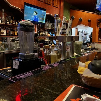 Mi Pueblo II - a bar with a blender and a television - Mexican Near Me - Severna Park, Maryland