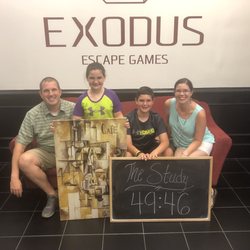Exodus Escape Games - Fun family time in The Study at Exodus Escape Games!