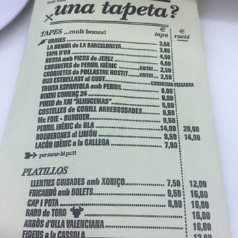 Tapas 24 - Tapas Bars Near Me - Barcelona, B Tapas 24 - Tapas Bars Near Me - Barcelona, B