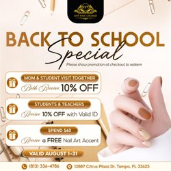 KST Nail Lounge - BACK TO SCHOOL SAVINGS AT KST NAIL LOUNGE!