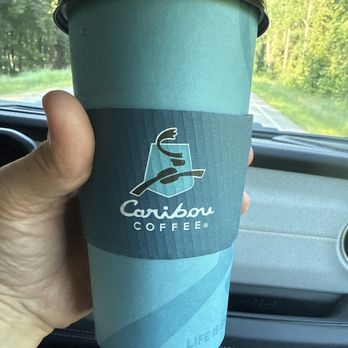Caribou Coffee - Large Americano with heavy cream- strong coffee! My happy place - Coffee & Tea Near Me - Onalaska, Wisconsin Caribou Coffee - Large Americano with heavy cream- strong coffee! My happy place - Coffee & Tea Near Me - Onalaska, Wisconsin