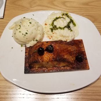 Bonefish Grill - Cedar Plank Salmon- Mashed Taters and Yummy Risotto - Seafood Near Me - Murfreesboro, Tennessee