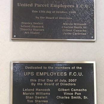 United Parcel Employee - Plaque inside - Banks & Credit Unions Near Me - Ontario, California United Parcel Employee - Plaque inside - Banks & Credit Unions Near Me - Ontario, California