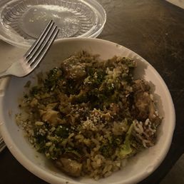 Warm bowl, teriyaki & broccoli
