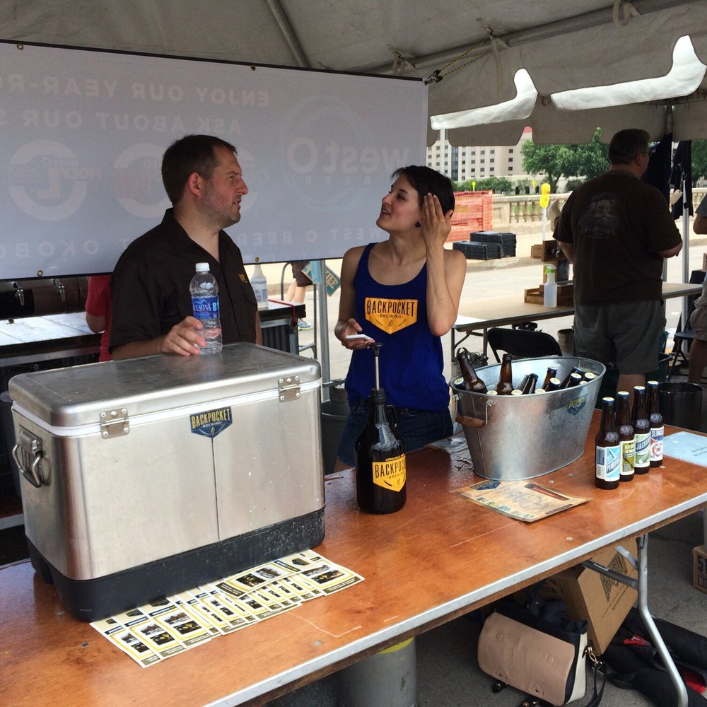 Iowa Craft Beer Tent - a man and a woman - Breweries Near Me - Des Moines, Iowa Iowa Craft Beer Tent - a man and a woman - Breweries Near Me - Des Moines, Iowa