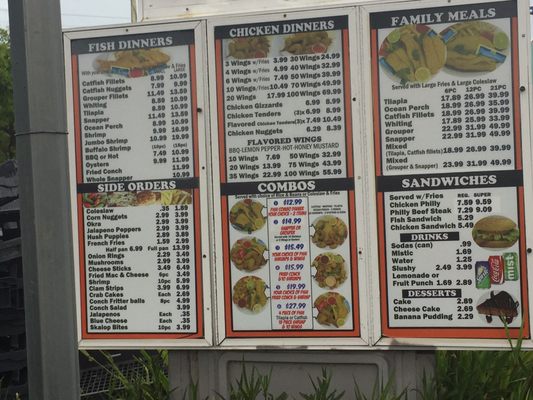 Menu photo 3 Hook Fish N Chicken Laud Lakes, FL