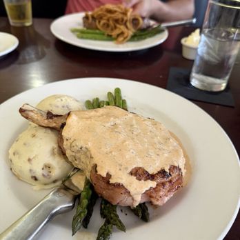 Meritage - Bone in pork chop was amazing - New American Near Me - Cincinnati, Ohio Meritage - Bone in pork chop was amazing - New American Near Me - Cincinnati, Ohio