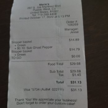 Cakes By Marie - a receipt for a cake - Cupcakes Near Me - Pueblo West, Colorado