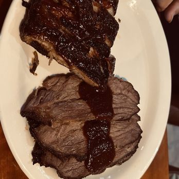 Johnny Carino's - Bbq ribs & brisket  Was sooo sooo good!!!! - Italian Near Me - Joplin, Missouri