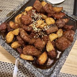 Black pepper steak