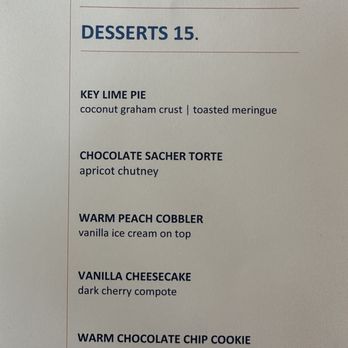 Monarch Bay Beach Club - Dessert menu - Bars Near Me - Dana Point, California Monarch Bay Beach Club - Dessert menu - Bars Near Me - Dana Point, California