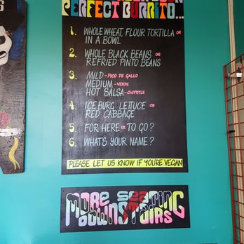 Budgies Burritos - They have basic menu but you can change some parts. - Vegetarian Near Me - Vancouver, British Columbia