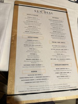 Menu photo 8 The Sun Dial Restaurant, Bar & View Atlanta, GA Menu photo 8 The Sun Dial Restaurant, Bar & View Atlanta, GA