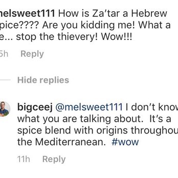 Aba - Nice to see how he talks to customers! This is why you have social media so that you have post reviews and responses! - Mediterranean Near Me - Chicago, Illinois