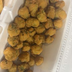 Chic N Chip - Regular order of okra (owner possible made it a large at no extra charge)
