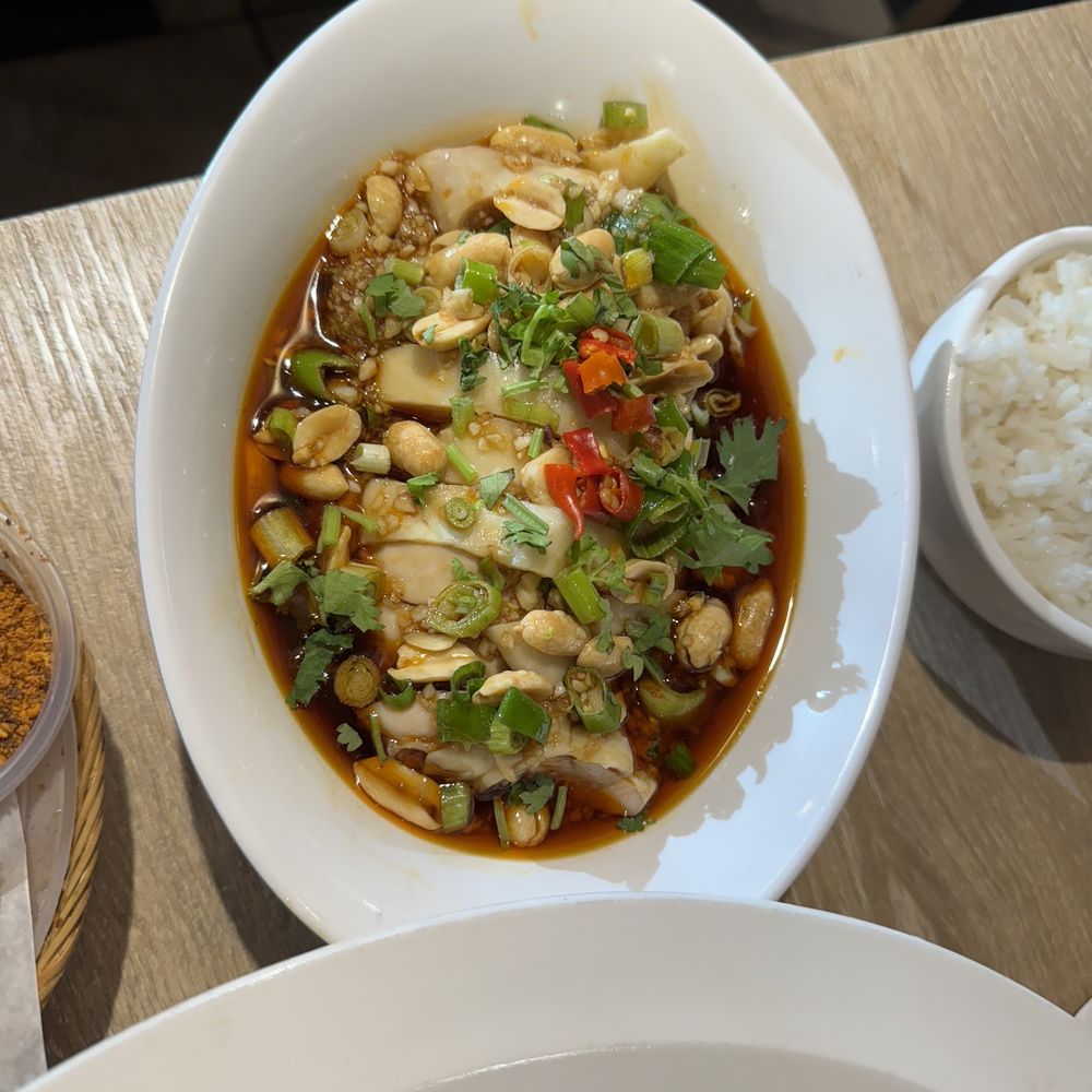 B2J Fish Soup - Spiced Chicken With Chili Sauce - Szechuan Near Me - Gaithersburg, Maryland B2J Fish Soup - Spiced Chicken With Chili Sauce - Szechuan Near Me - Gaithersburg, Maryland