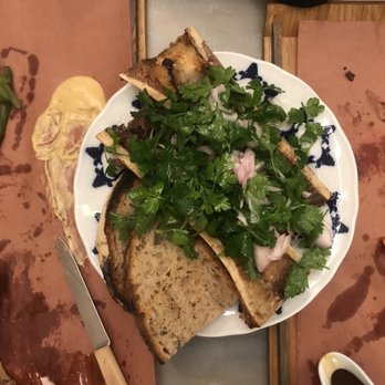 Kantýna - The bone marrow. Had never tried bone marrows before but i can definitely see myself eating it again now - Bistros Near Me - Prague, Puerto Rico