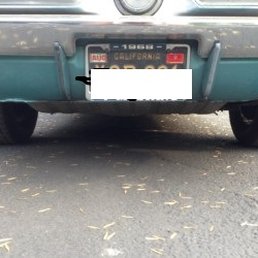 damage to left and right side om the rear valance damage to left and right side om the rear valance