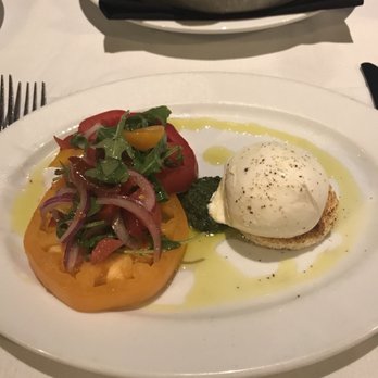 Ocean Prime - Heirloom Tomato + Buratta - Seafood Near Me - Boston, Massachusetts