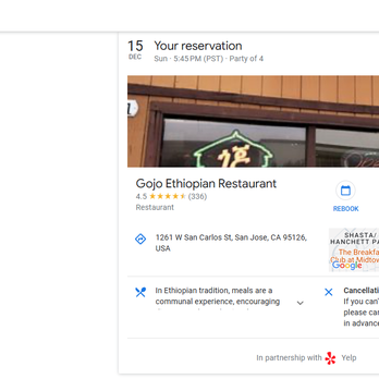 Gojo Ethiopian Restaurant - Ethiopian Near Me - San Jose, California