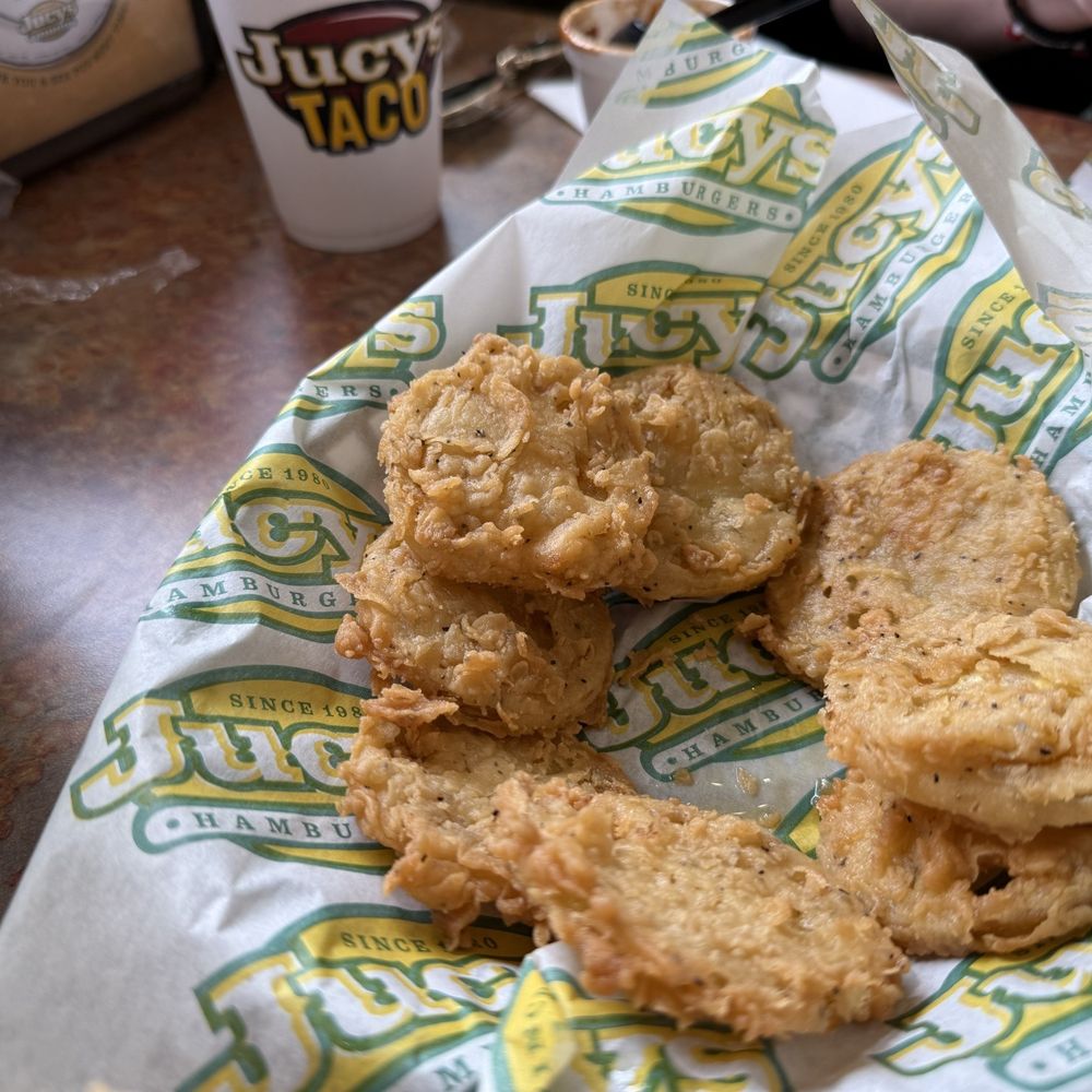 Jucy's Hamburgers - Fried Green Tomatoes - Burgers Near Me - Tyler, Texas Jucy's Hamburgers - Fried Green Tomatoes - Burgers Near Me - Tyler, Texas