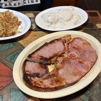 Breakfast And Burgers - Ham steak - Breakfast & Brunch Near Me - St Louis, Missouri Breakfast And Burgers - Ham steak - Breakfast & Brunch Near Me - St Louis, Missouri