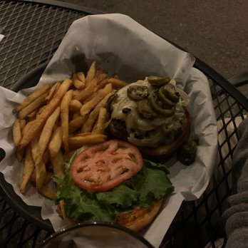 Thirsty Fox Pub & Grill - Pepper jack jalapeño burger. - Cocktail Bars Near Me - Albert Lea, Minnesota