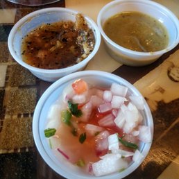 The homemade salsa is really delish.