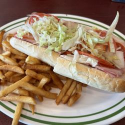 Kings New York Pizza - Super Italian with fries.