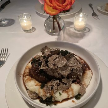 Casa Tua - Veal with mashed potatoes and truffle - Italian Near Me - Miami Beach, Florida Casa Tua - Veal with mashed potatoes and truffle - Italian Near Me - Miami Beach, Florida
