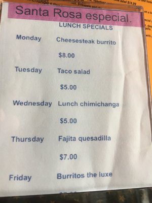 Menu photo 1 Santa Rosa Authentic Mexican Restaurant Southaven, MS Menu photo 1 Santa Rosa Authentic Mexican Restaurant Southaven, MS