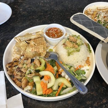 Pho Bac - cơm tấm (broken rice platter with grilled shrimp and stuffed fried bean curd) - Vietnamese Near Me - Baltimore, Maryland Pho Bac - cơm tấm (broken rice platter with grilled shrimp and stuffed fried bean curd) - Vietnamese Near Me - Baltimore, Maryland