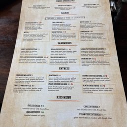 New menu May7,2026