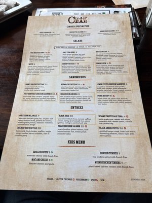 Menu photo 1 Cinder Bar Williamstown, NJ Menu photo 1 Cinder Bar Williamstown, NJ