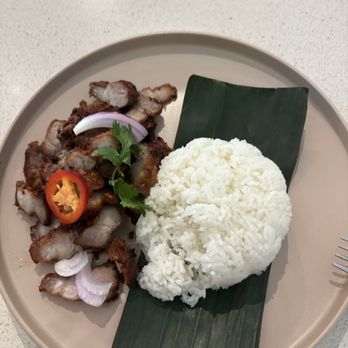 Jab Chai - Dry pork--just needed a sauce or a lime..something..anything. - Thai Near Me - Houston, Texas Jab Chai - Dry pork--just needed a sauce or a lime..something..anything. - Thai Near Me - Houston, Texas