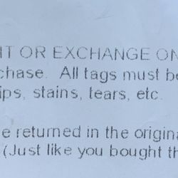 Trading Post the Boots - Policy