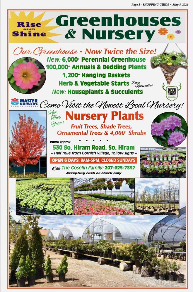 RISE AND SHINE GREENHOUSES AND NURSERY Updated August 2024 14