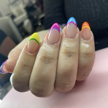 Polish Nails Spa - Double French Tip by Nikki - Nail Salons Near Me - Santee, California