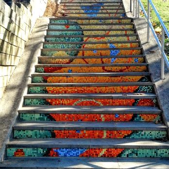 Arts on the Block - Carroll Avenue Mosaic Staircase commission - Art Galleries Near Me - Silver Spring, Maryland