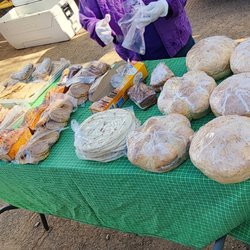 Corrales Growers Market - Bakery goodies for lots of carb loading.