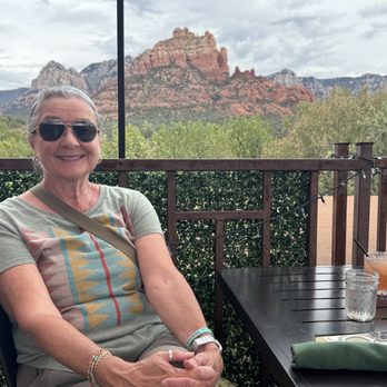 Hideaway House - A beautiful happy customer - Pizza Near Me - Sedona, Arizona Hideaway House - A beautiful happy customer - Pizza Near Me - Sedona, Arizona