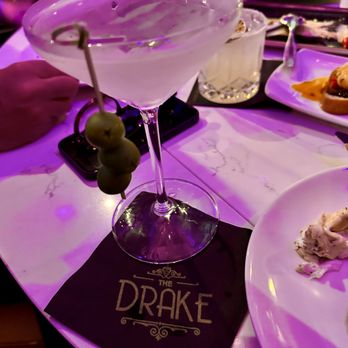 The Drake - A dirty martini with bleu cheese olives. - Bars Near Me - Laguna Beach, California The Drake - A dirty martini with bleu cheese olives. - Bars Near Me - Laguna Beach, California