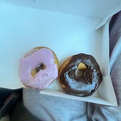 Dunkin' - These are the best of the six donuts we were given. The others were thrown out.